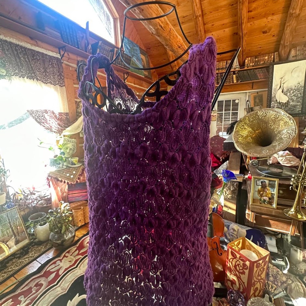 Purple lace tank - Bonjour